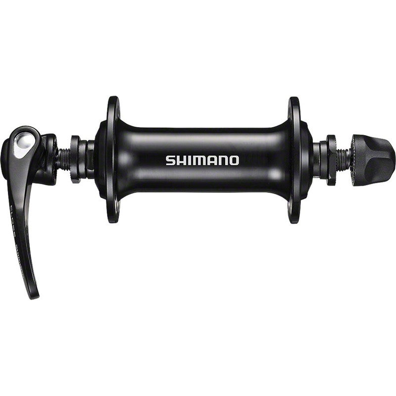 Shimano HB-RS400 Front Hub – QR x 100mm Rim Brake Black 32h