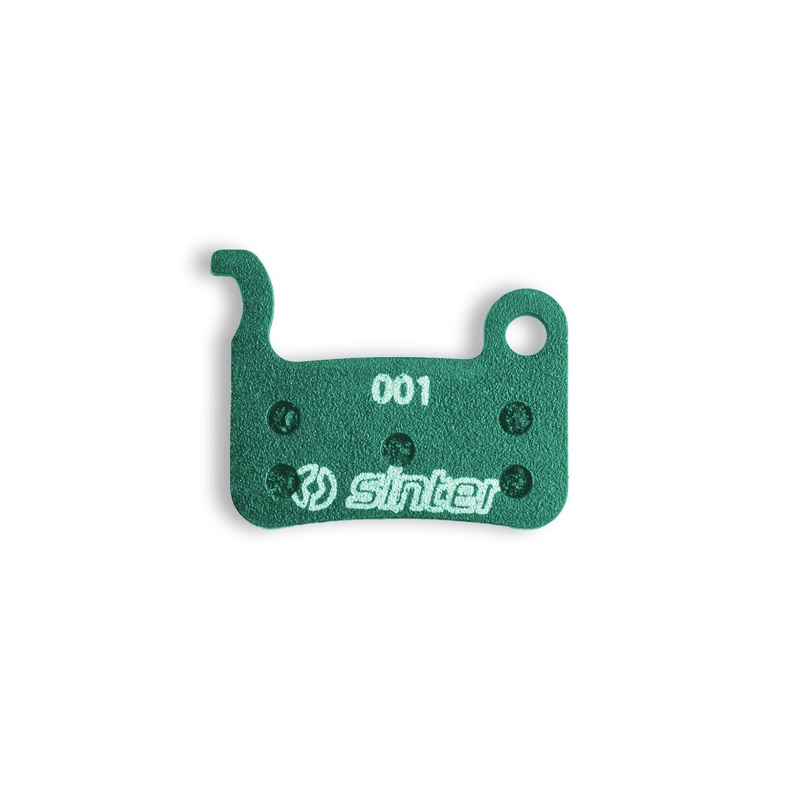 Sinter Disc Brake Pads – 001 Shimano A S2032 – Box Of 25 Pairs Workshop Pack: Green
