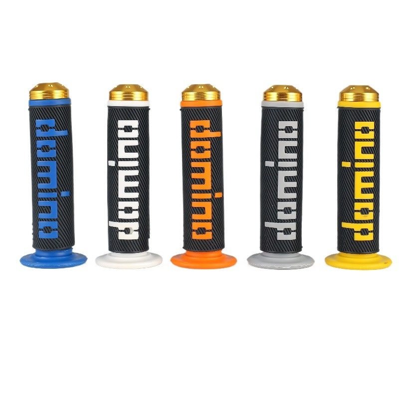 Domino Racing ATV Grips  Half-Grid Silicone Handlebar Cover for off-Road & Motocross Bikes