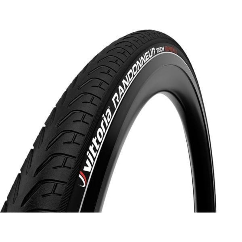 Vittoria Randonneur Tech 700x32c Rigid Full Black Refl G2.0 Tyre