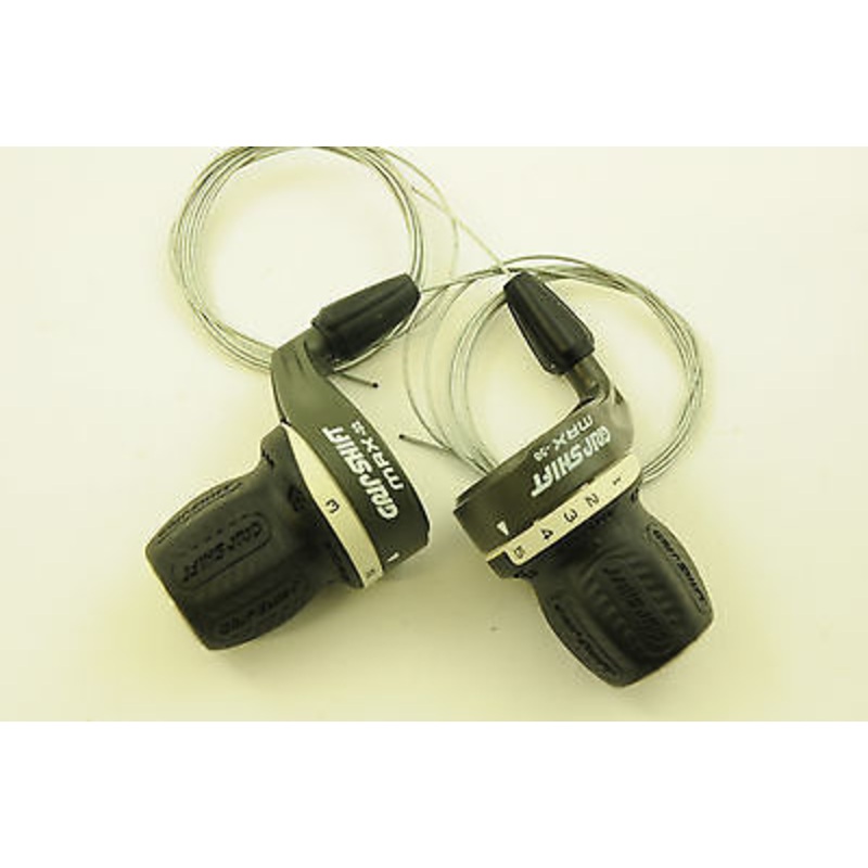 PAIR SRAM MRX 15 SPEED INDEX GRIPSHIFT TWISTGRIP GEAR SHIFTERS SHIMANO COMPATIBL