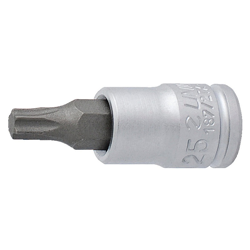 Unior Screwdriver Socket With Tx Profile 1/4:  Tx 30