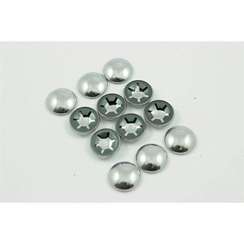 12 x 13mm STAR LOCK DOME END AXLE CAPS BIKES,TRIKES,WHEELED TOYS,PRAMS,GO KARTS
