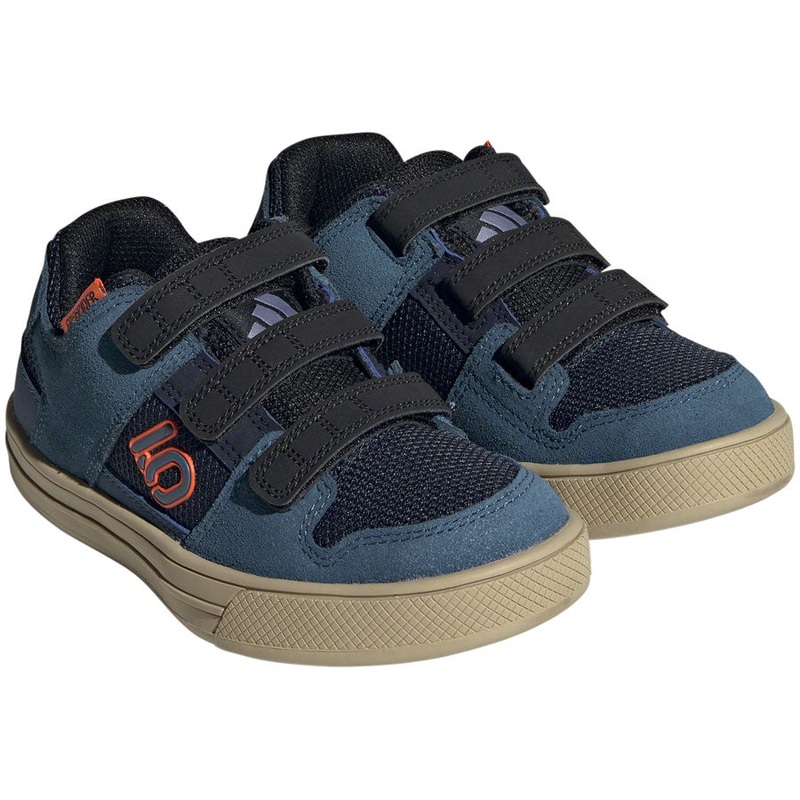 Five Ten Freerider Kids VCS Flat Shoes – Youth Legend Ink/Wonder Steel/Impact Orange 11K