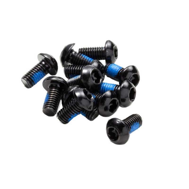 Reverse Disc Rotor Bolts M5x10 12/Pack – Black