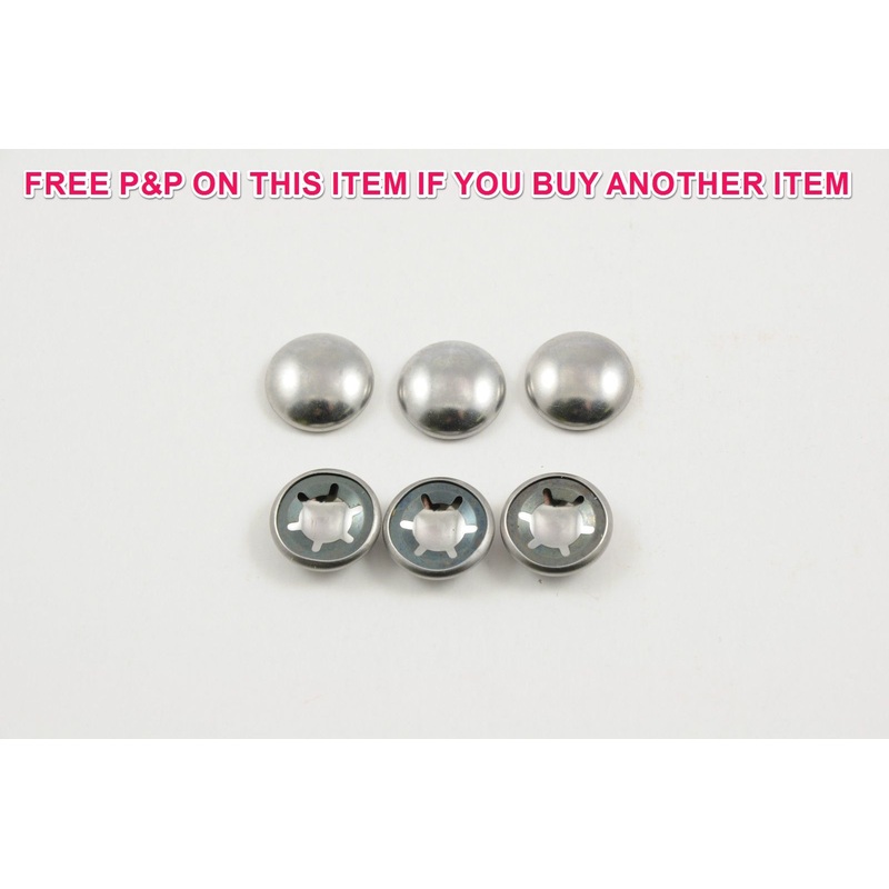 6 x 7/16 STAR LOCK DOME END AXLE CAPS FOR PRAMS,PUSH,CHAIRS,STROLLERS,BUGGIES