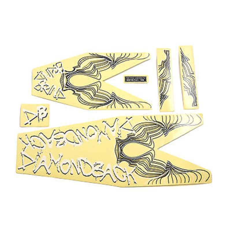 DECAL SET-DIAMONDBACK GRIND PURPLE 2011 BMX STICKER SUIT MANY BIKES WTFRGR1P