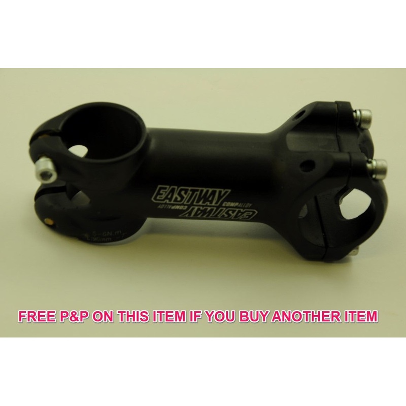 EASTWAY COMP ALLOY ULTRA-LIGHT AHEAD HANDLEBAR STEM 90mm SATIN BLACK 50% OFF