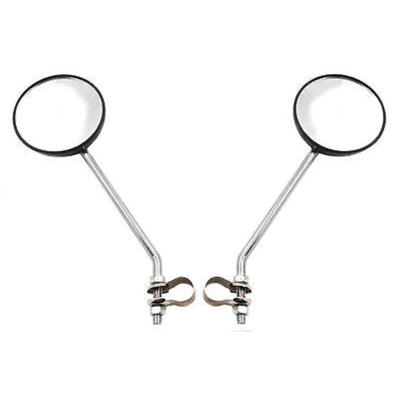 PAIR RETRO BIKE MIRRORS SUIT RALEIGH CHOPPER,GRIFTER,CLASSIC BIKE,OLD SCHOOL BMX