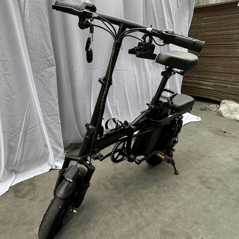 Portable Electric Bike with Detachable Battery for Travel