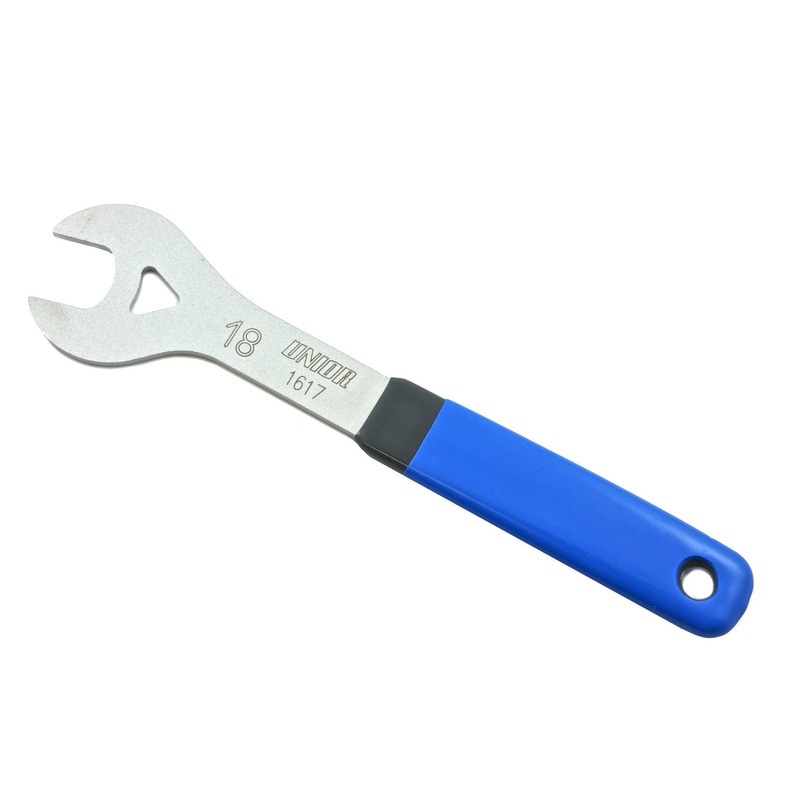 18mm UNIOR CYCLE CONE WRENCH SPANNER PROFESSIONAL CYCLE MECHANICS TOOL NEW