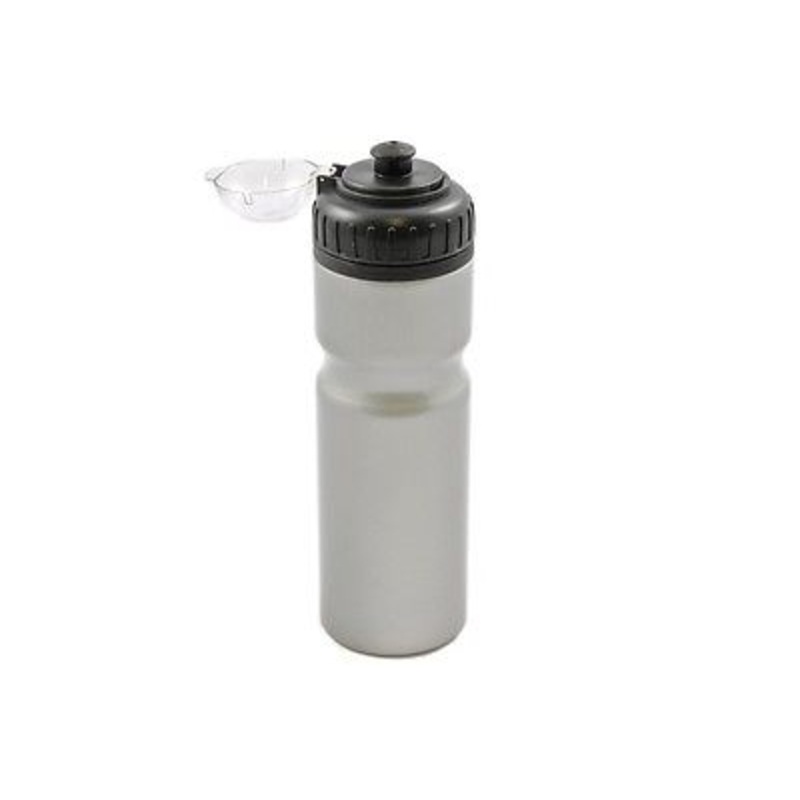 ALUMINIUM SPORTS DRINKS BOTTLE,LARGE 780cc DIRTGUARD CAP.JOGGING,RUNNING