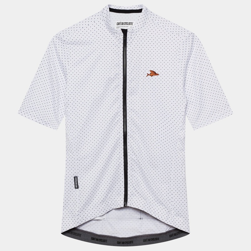 Maglia donna Cafe du Cycliste Fleurette – Bianco