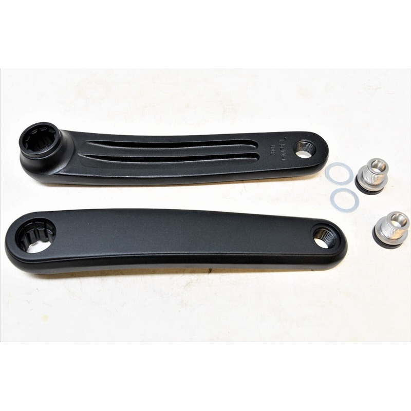 Pair E-Bike Chainset Crank Arms 175mm ISIS Bosch Gen Motor Yamaha Lasco EB-07