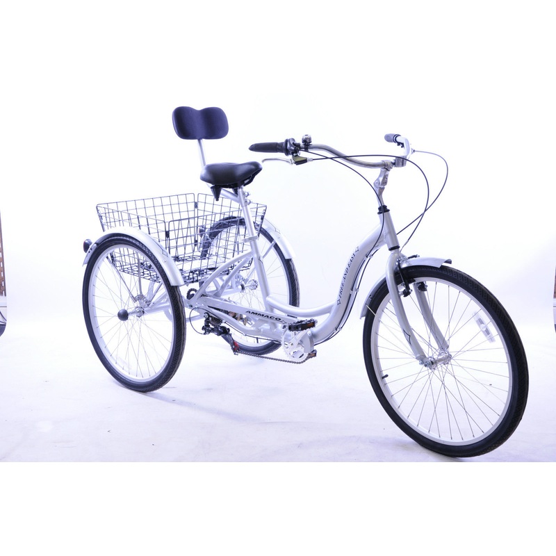 ADULT DISABILITY TRIKE LARGE 26 WHEEL 6 SPEED,ALLOY FRAME TRICYCLE