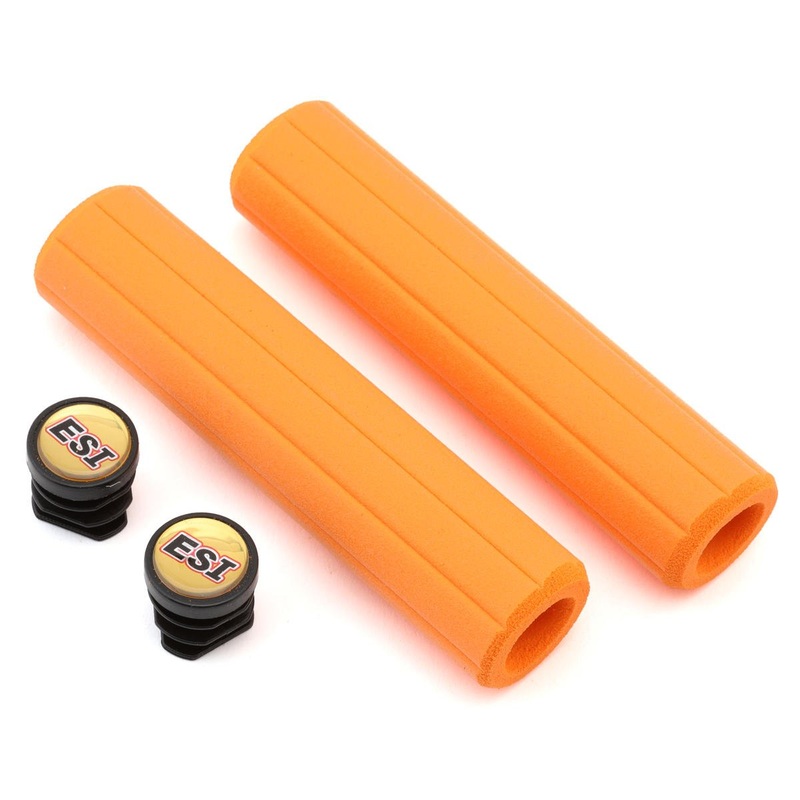 ESI Grips MTB Ribbed Chunky Silicone Grips (Orange)