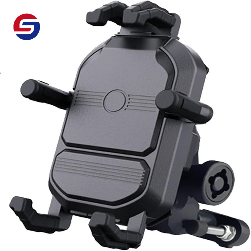 Handlebar Phone Mount Shockproof Phone Holder for Motorcycle Built-in Soft Silicone Phone Holder for Cycling Bicycle Motorcycle Travel