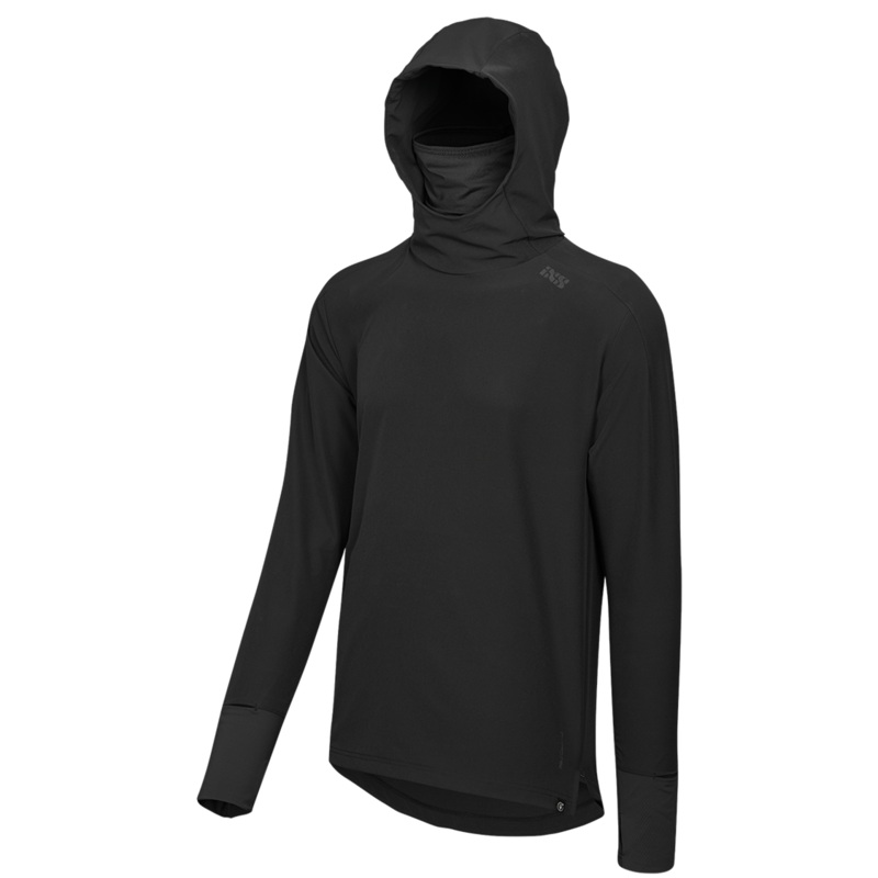 iXS – Carve Digger EVO Hoodie|iXS Carve Digger EVO hooded jersey black S|iXS Carve Digger EVO hooded jersey black XL