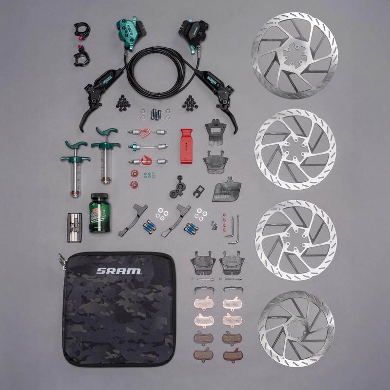 Kit freno a disco idraulico Sram Maven ultimate expert Teal – Splatter