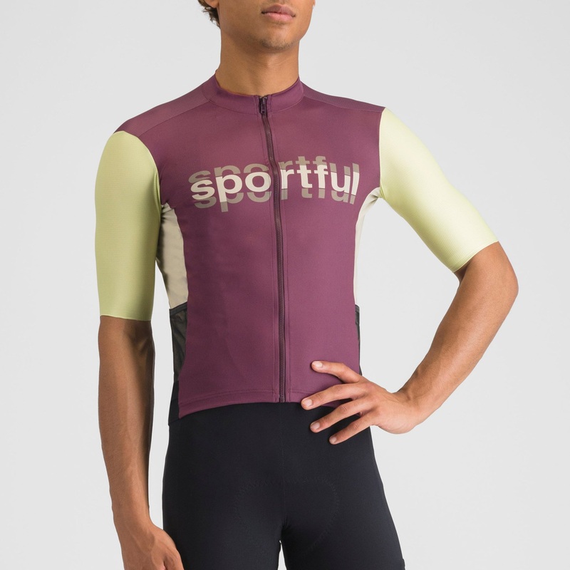 Maglia Sportful Supergiara Logo – Bordeaux