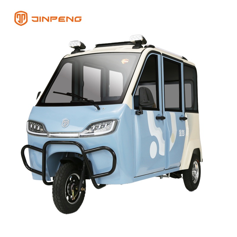 Factory Price Enclosed Rainproof Motor 1000W 3 Wheel Mini Car Closed Cabin Tricycle Electric Rickshaw Tricycle for Passenger Family Use