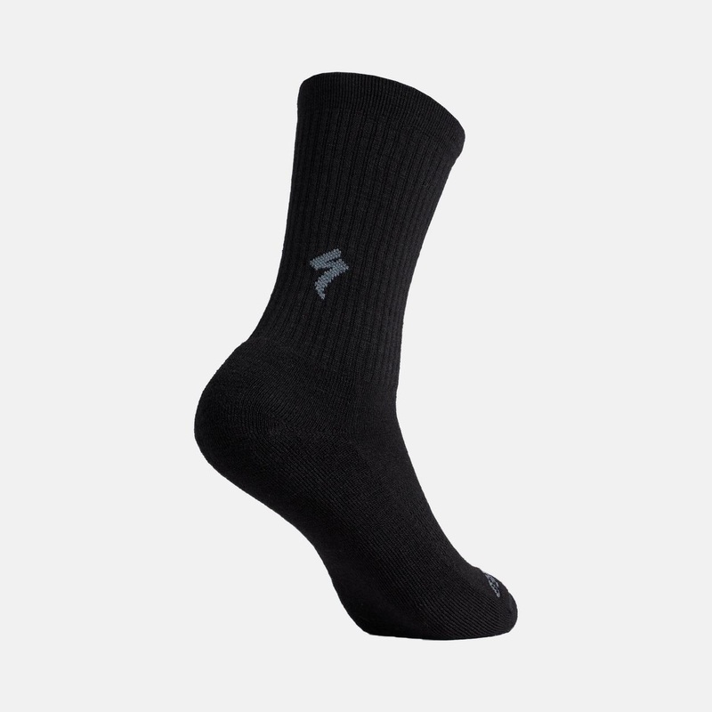 Merino Midweight Tall Socks|Black|SM|MD|LG|XL
