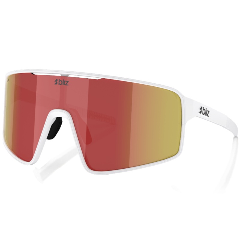 Occhiali Bliz P001 – Matt White Brown W Red Mirror
