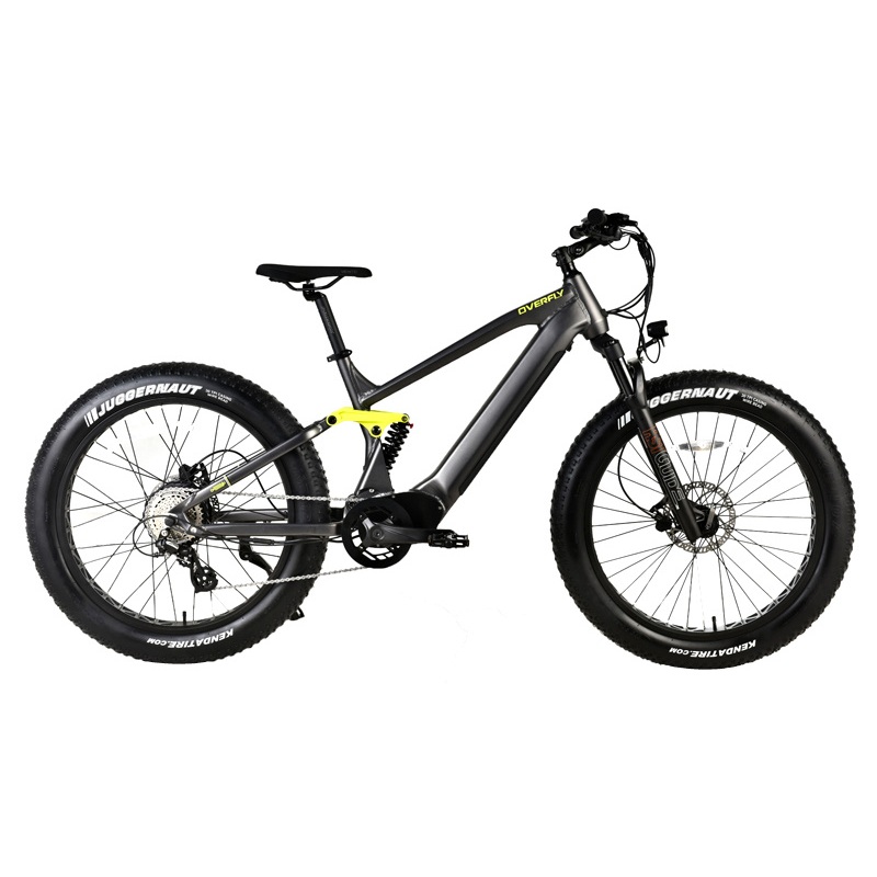 Overfly 500W Full Suspension 26inch Fat Electric Bike