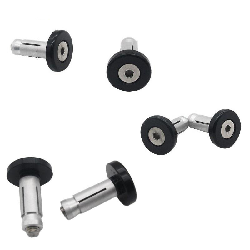 Custom OEM Dirt Bike Motorcycle Accessories Aluminum Alloy 22mm Handle Bar Grip Cap Plug Motorcycle Handlebar End Plug